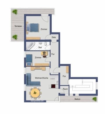 Modern living - perfect apartment for small families! - Grundriss