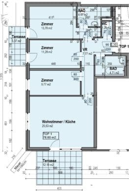 New 4-room apartment in Obertauern - Grundriss