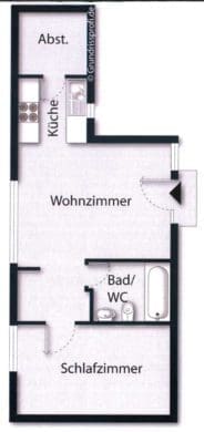 Modernized second home 2- room apartment with lake view in Zell am See / Schüttdorf. - Grundriss